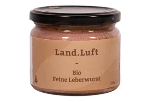 Feine Leberwurst im Glas Bio